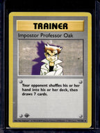 Impostor Professor Oak (Base Set - 1st Edition & Shadowless) 73/102 Raw