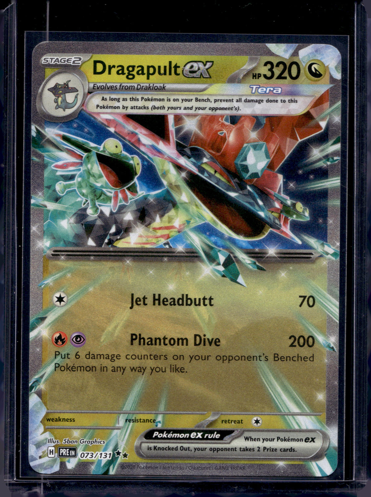 Dragapult Ex 073/131 Raw