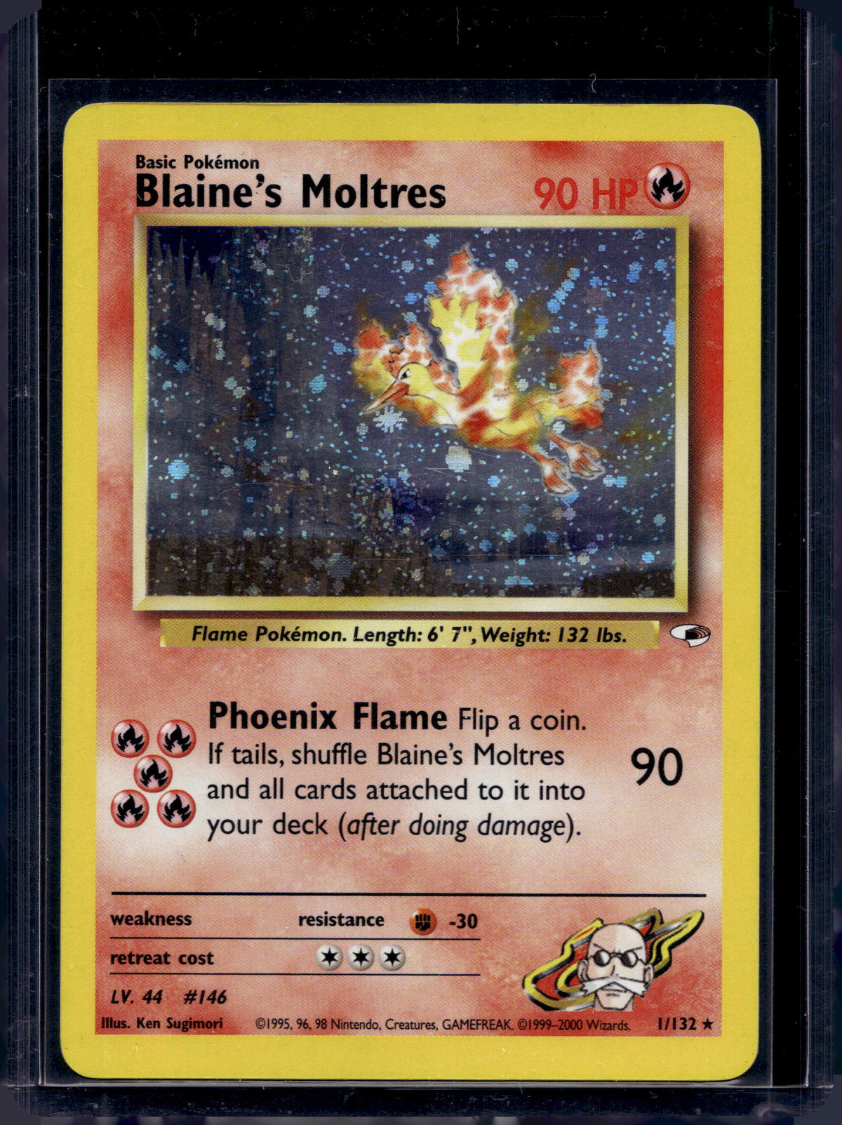Blaine's Moltres (Gym Heroes) - Holofoil - 1/132 Raw