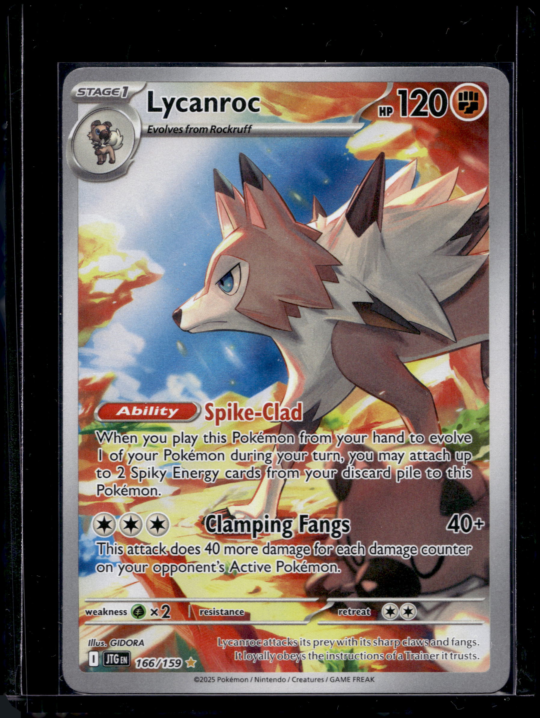 Lycanroc 166/159 Raw RookieLegends