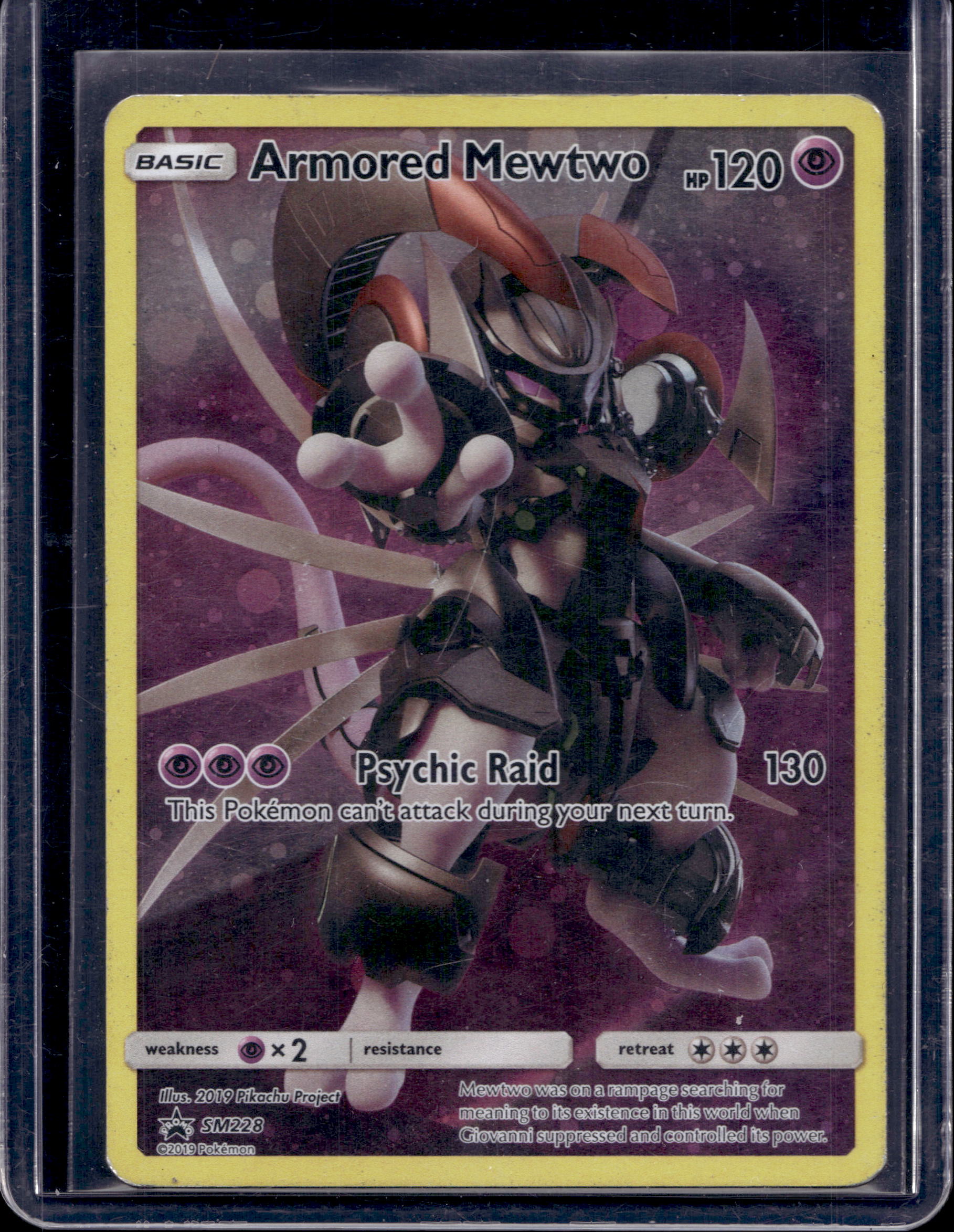 Armored Mewtwo SM228 Raw RookieLegends