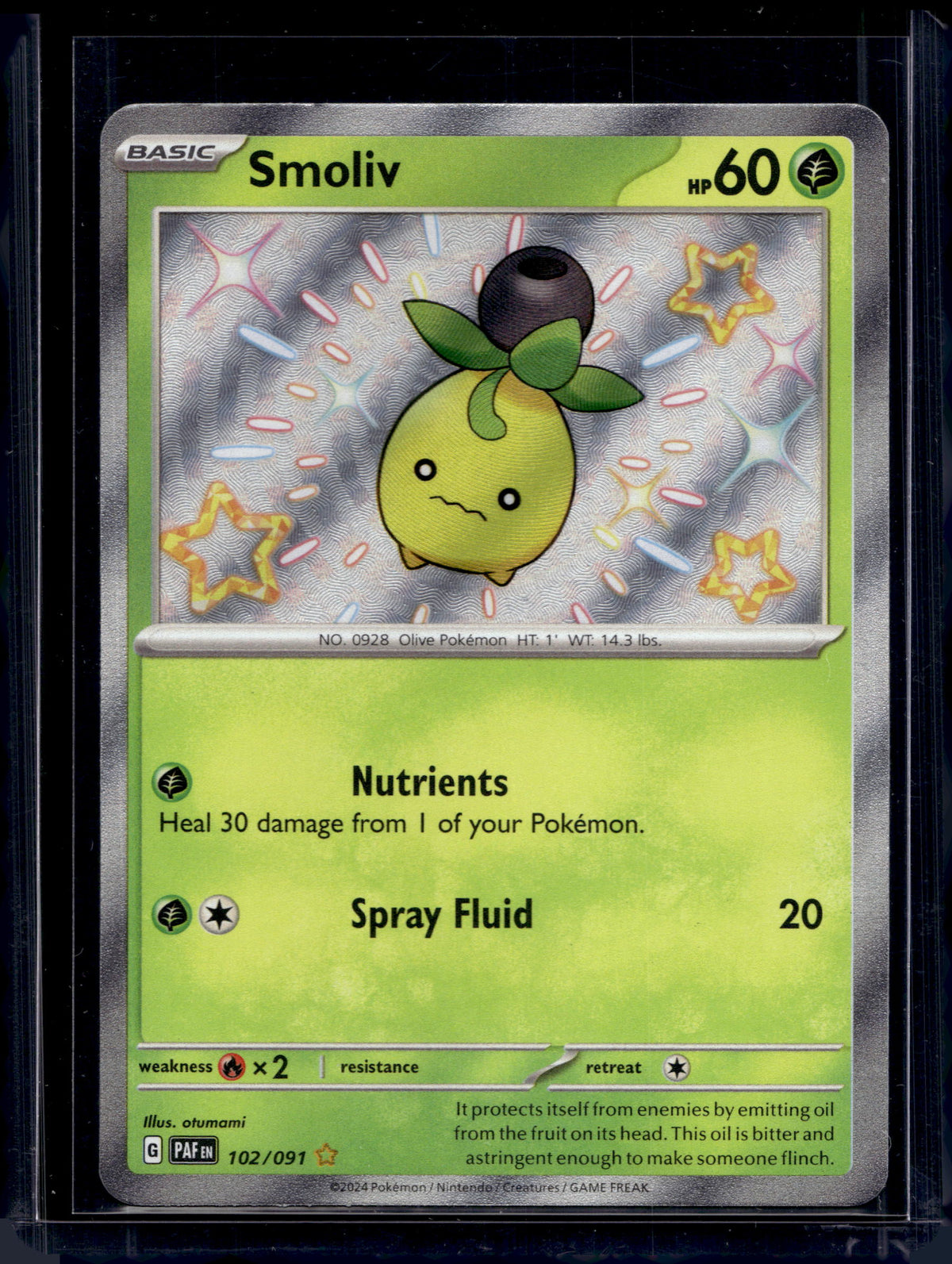 Smoliv 102/091 Raw RookieLegends