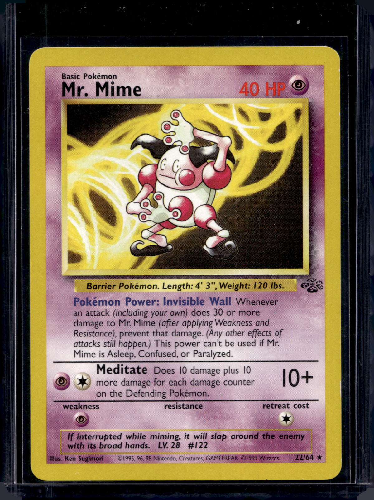 Mr.Mime (Jungle - Unlimited) 22/64 Raw
