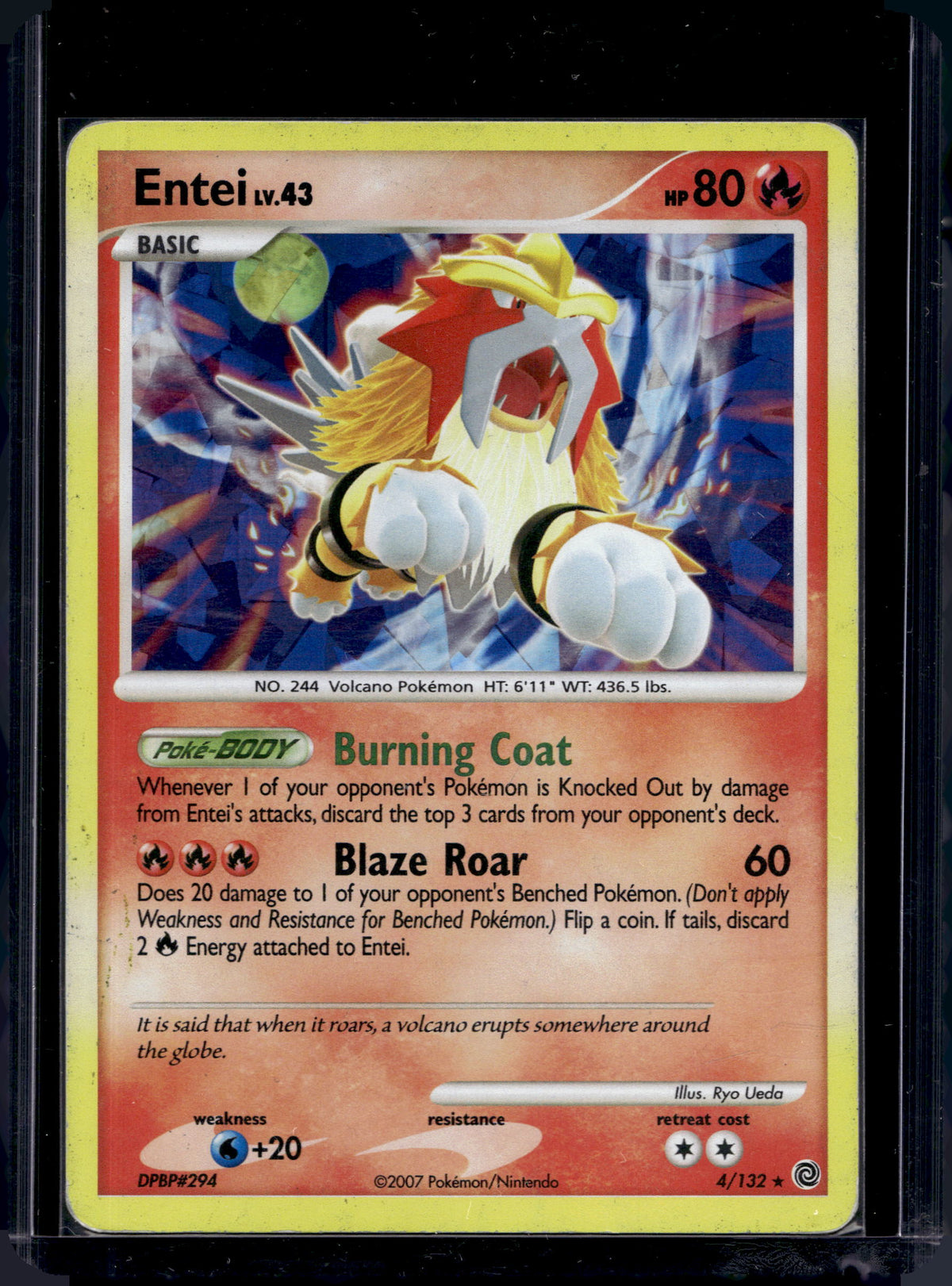 Entei - Holofoil - 4/132 Raw