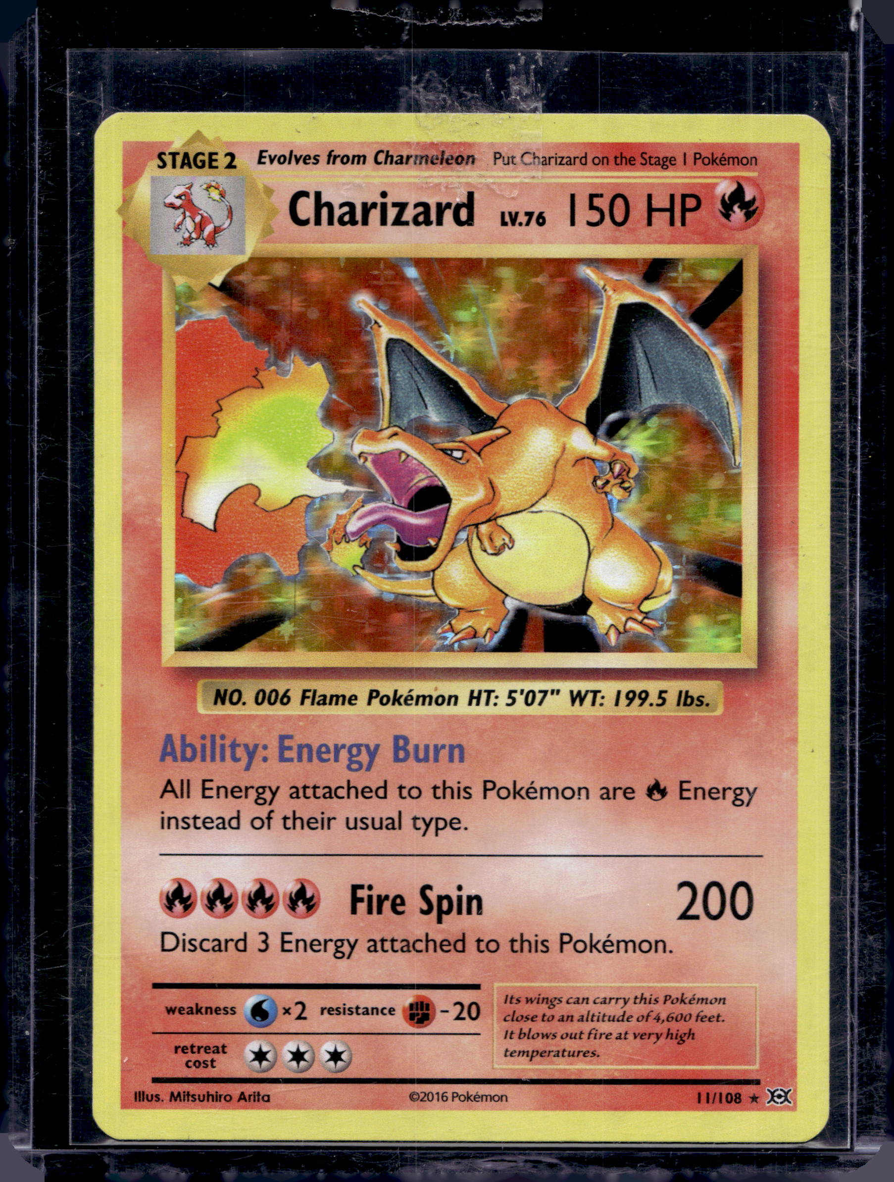 Charizard 11/108 Raw