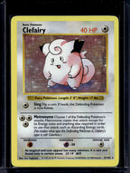 Clefairy (Base Set Shadowless - Holo) 5/102 Raw