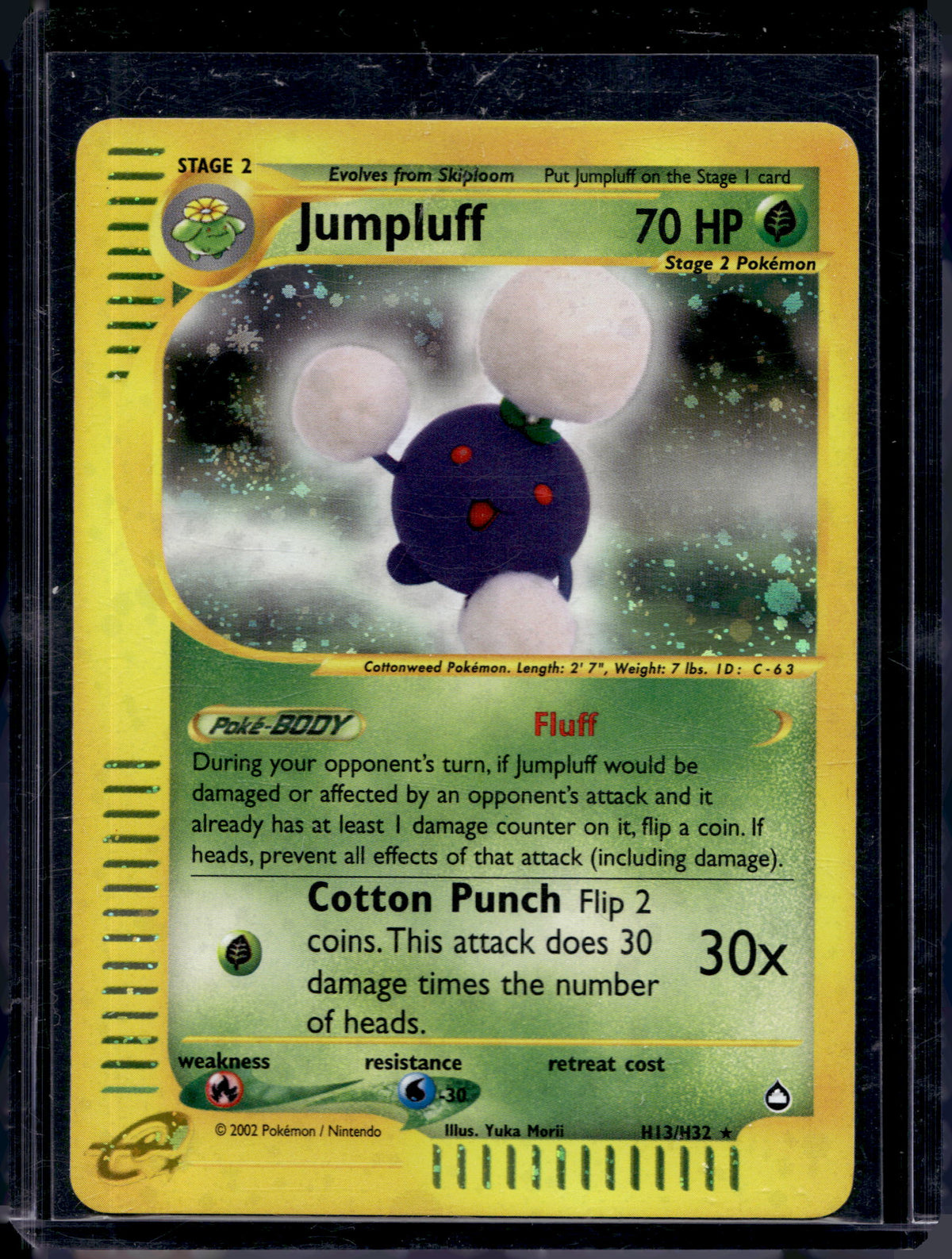 Jumpluff - Holofoil - H13/H32 Raw