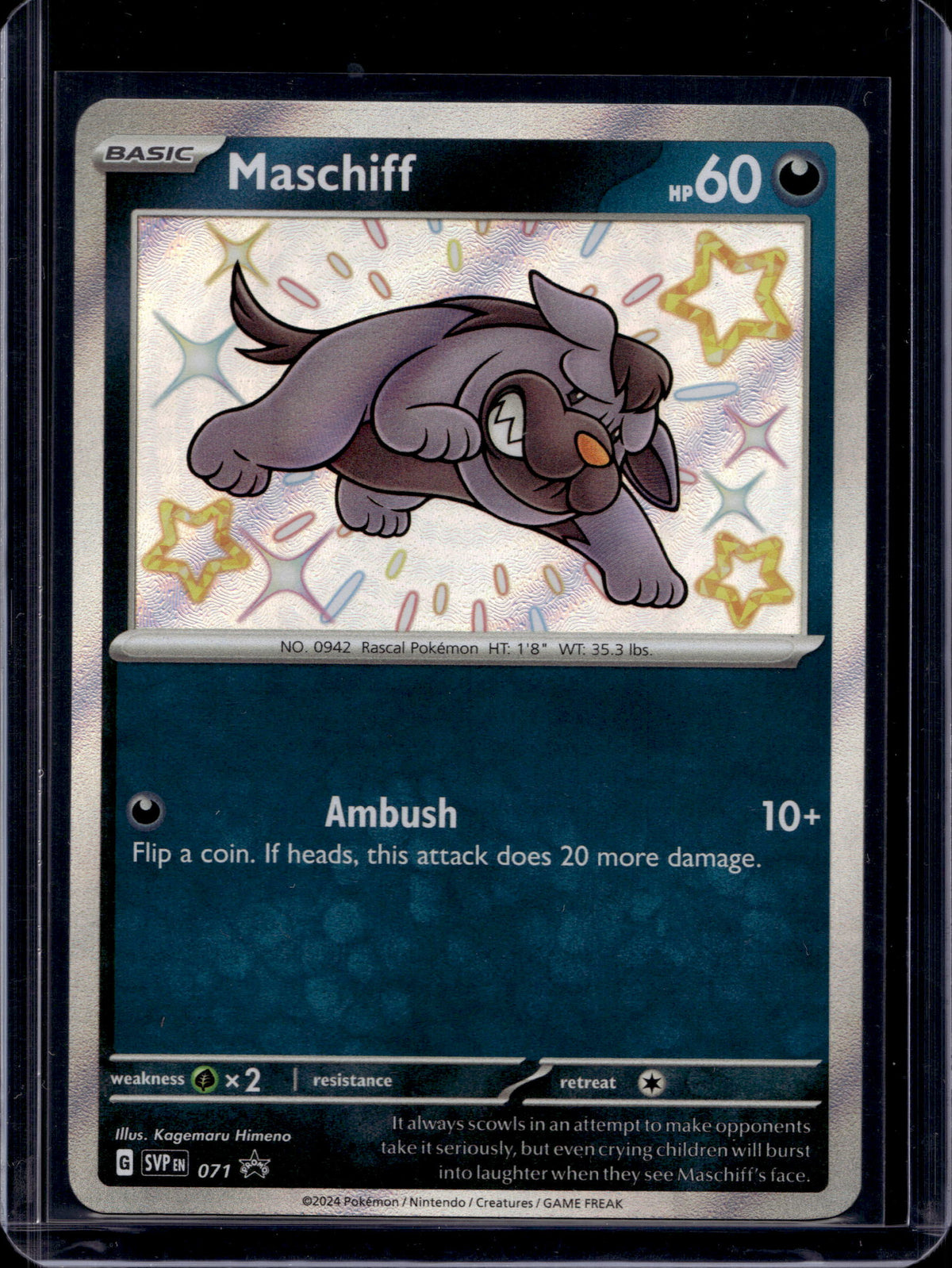 Maschiff - Holofoil - 071 Raw