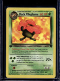 Dark Vileplume (Team Rocket's - 1 St Edition - Unlimited) 30/82 Raw
