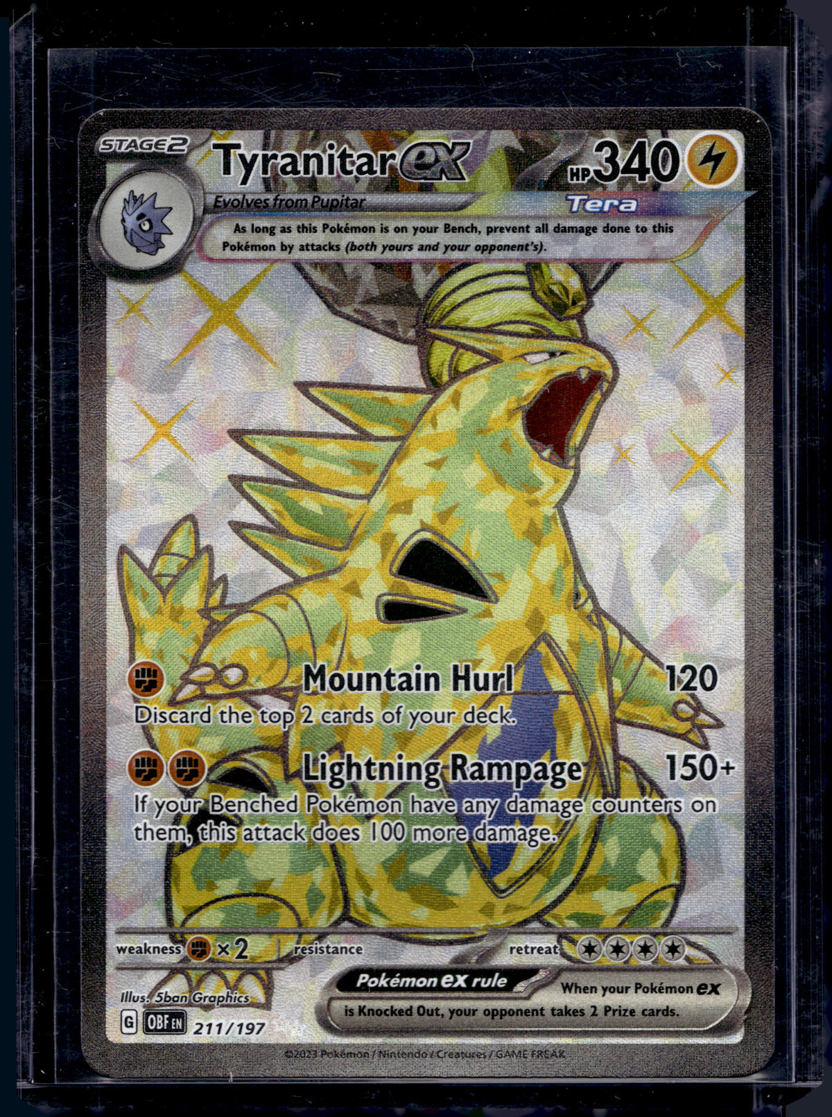 Tyranitar ex 211/197 Raw
