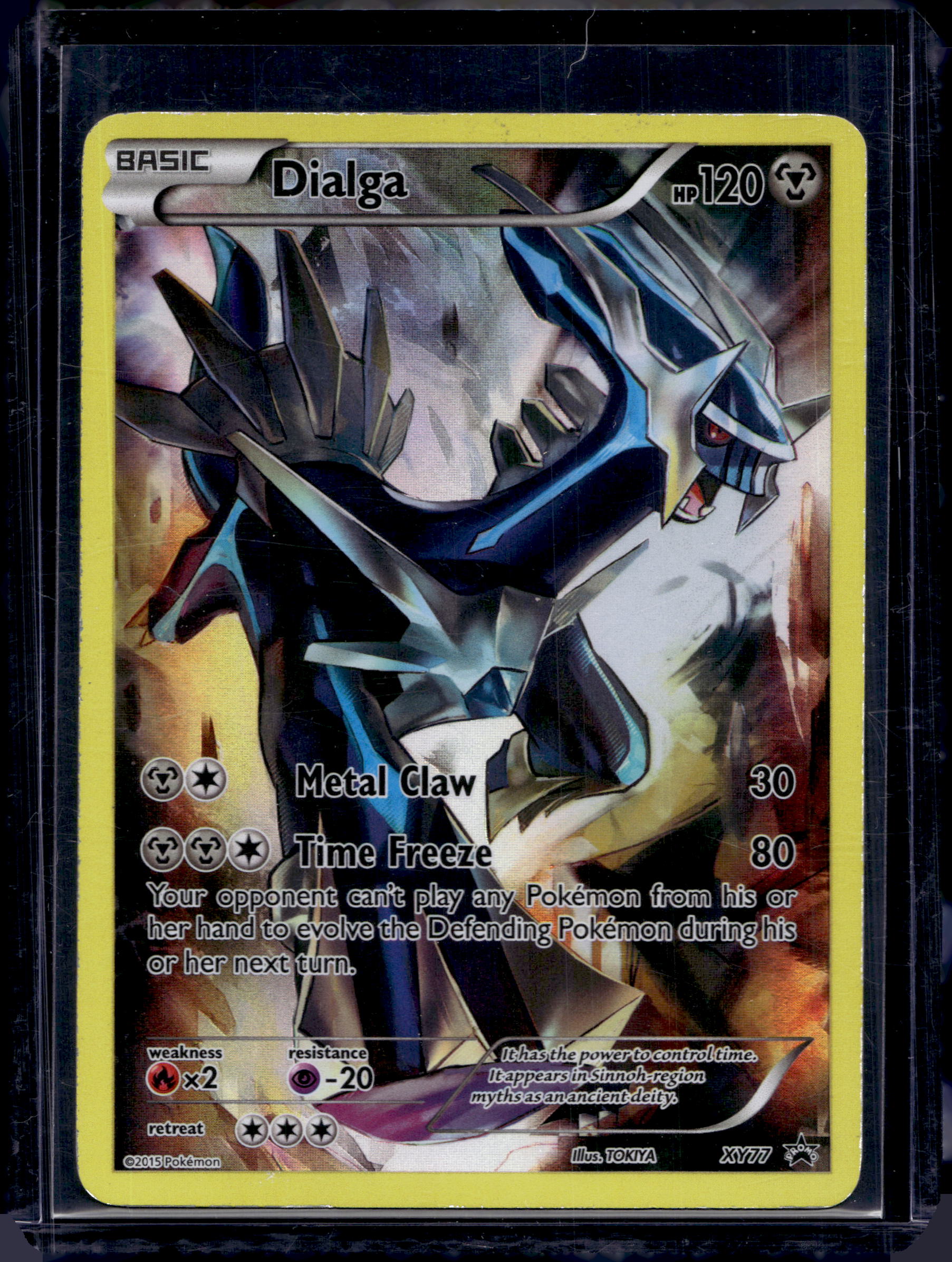 Dialga (Full Art Promo) XY77 Raw RookieLegends