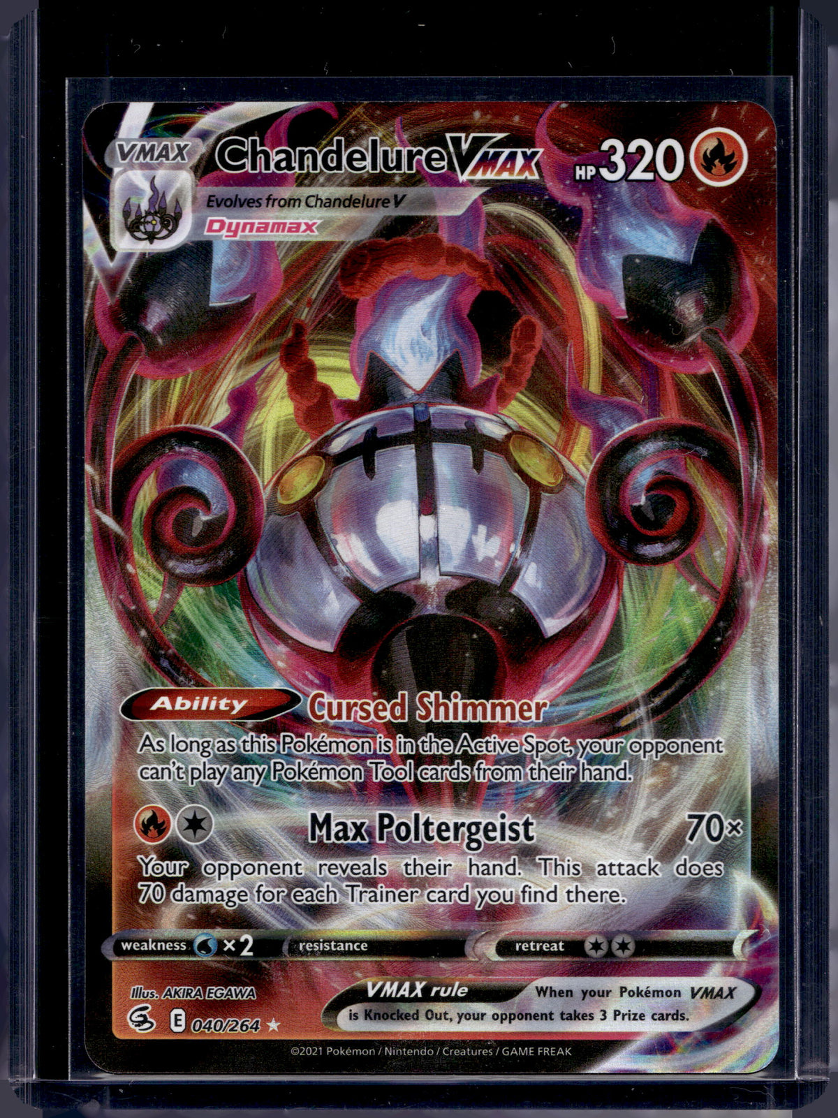 Chandelure VMAX 040/264 Raw
