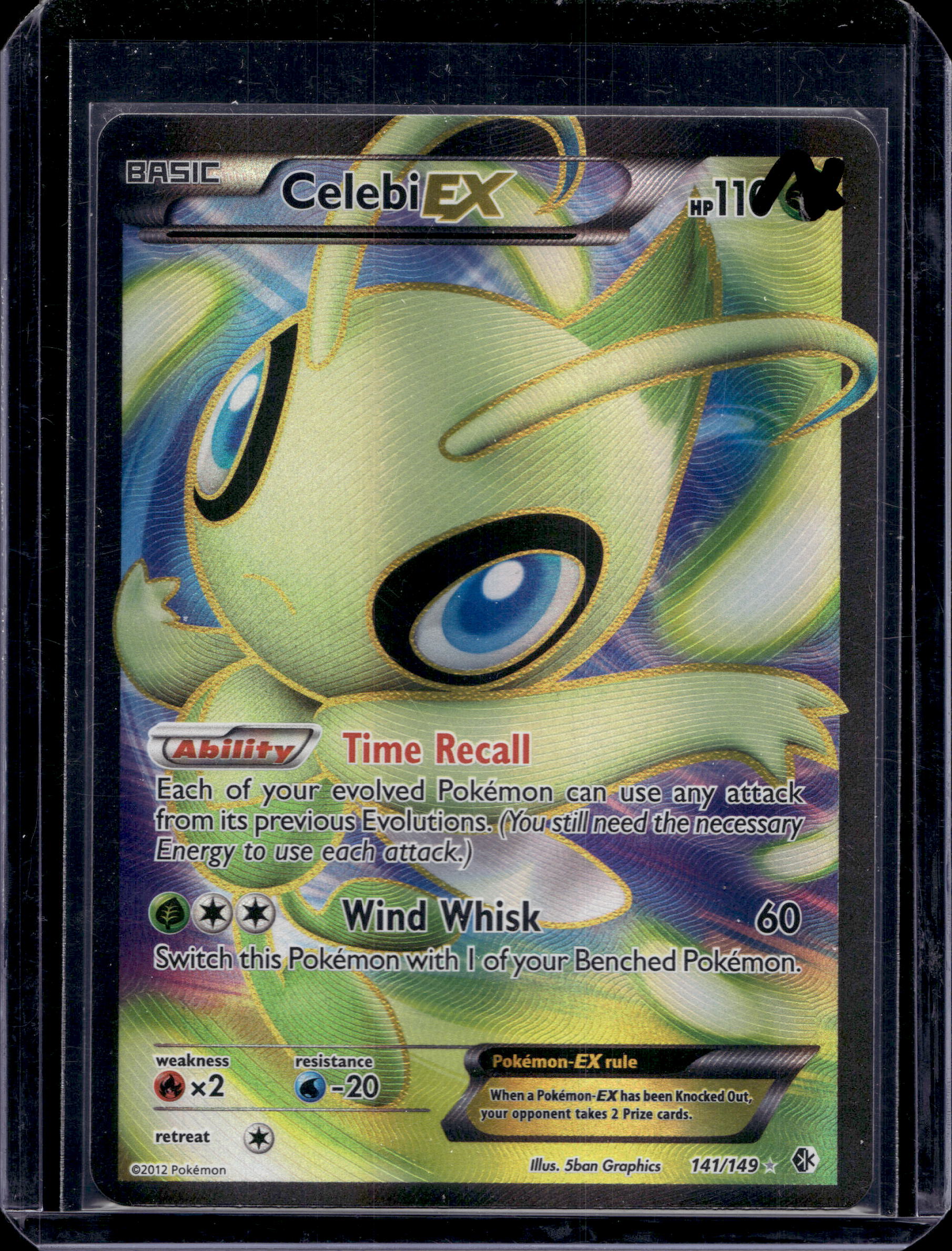 Celebi Ex 141 Raw RookieLegends