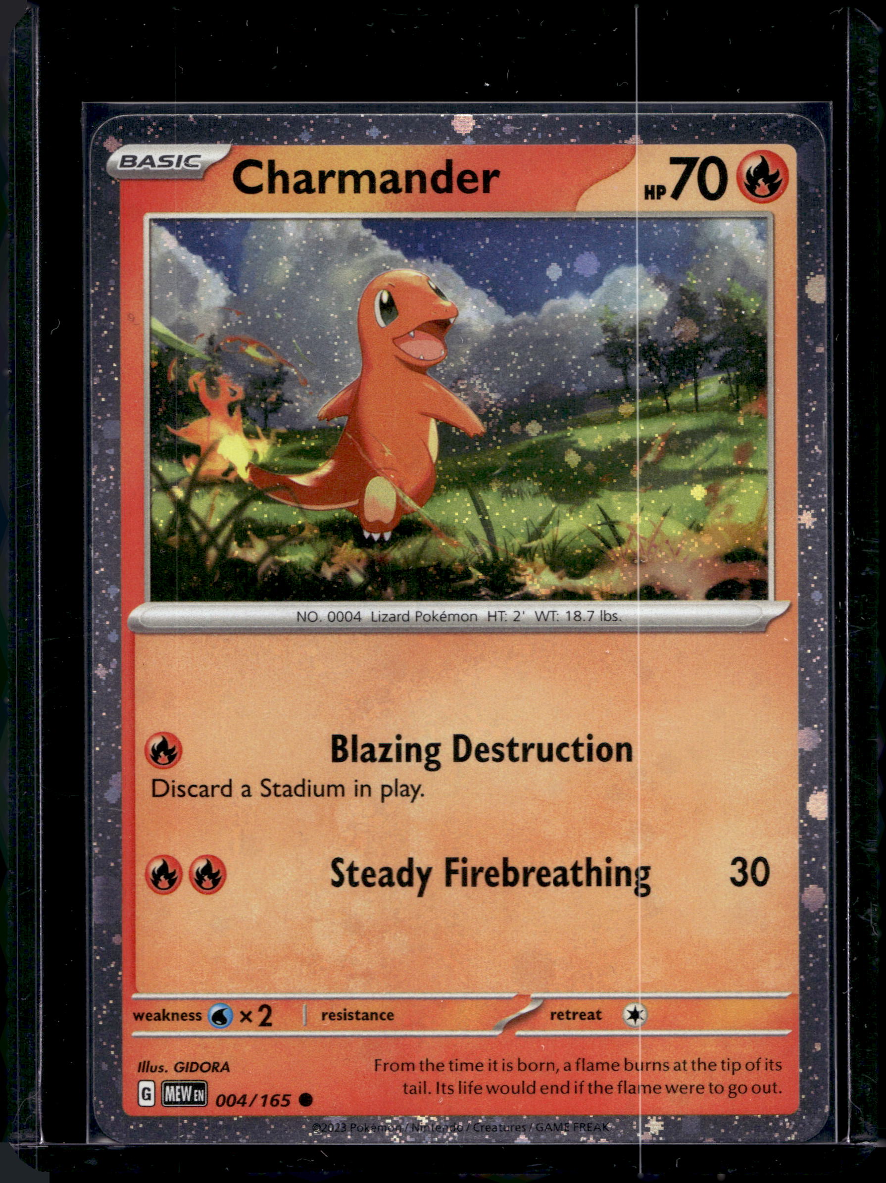 Charmander (Cosmos Holo) 004/165 Raw RookieLegends