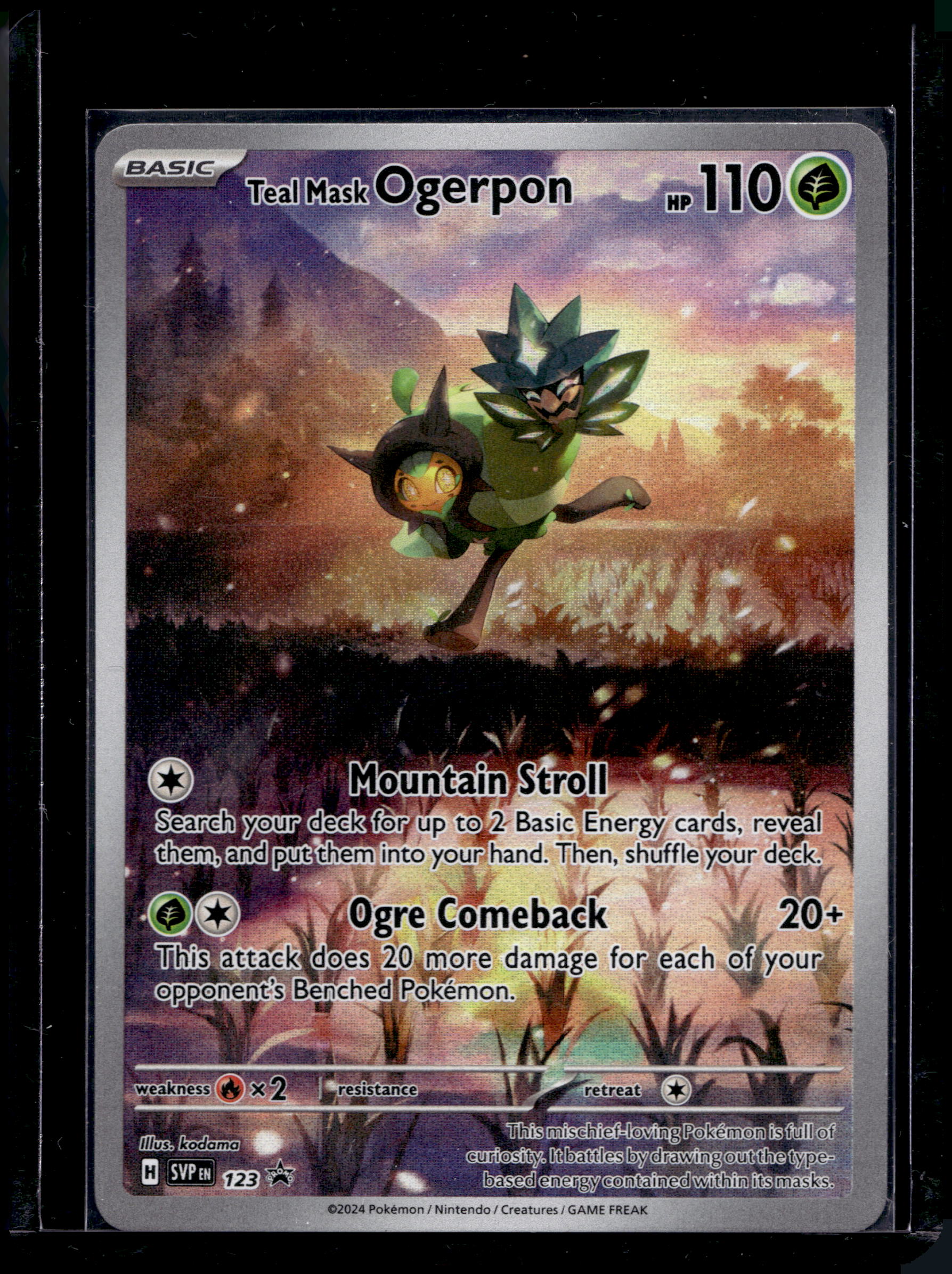 Teal Mask Ogerpon 123 Raw RookieLegends