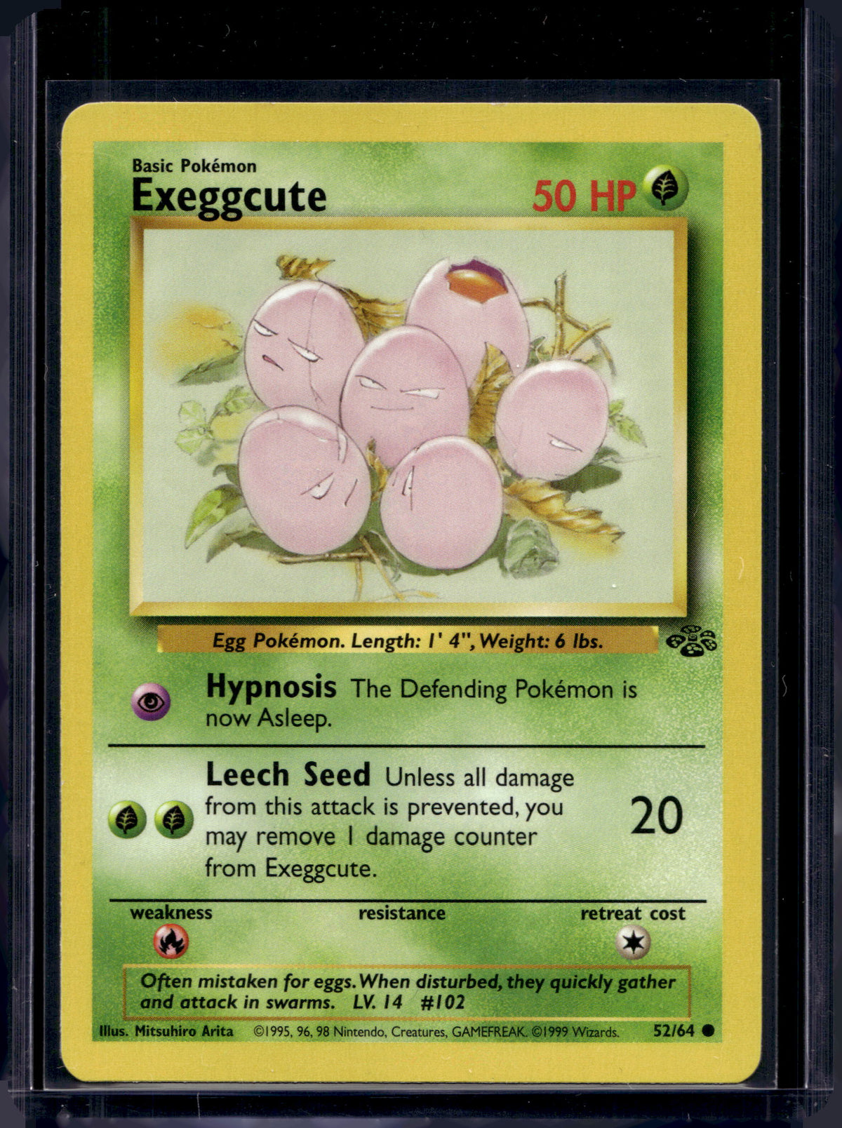 Exeggcute (Jungle - Unlimited) 52/64 Raw