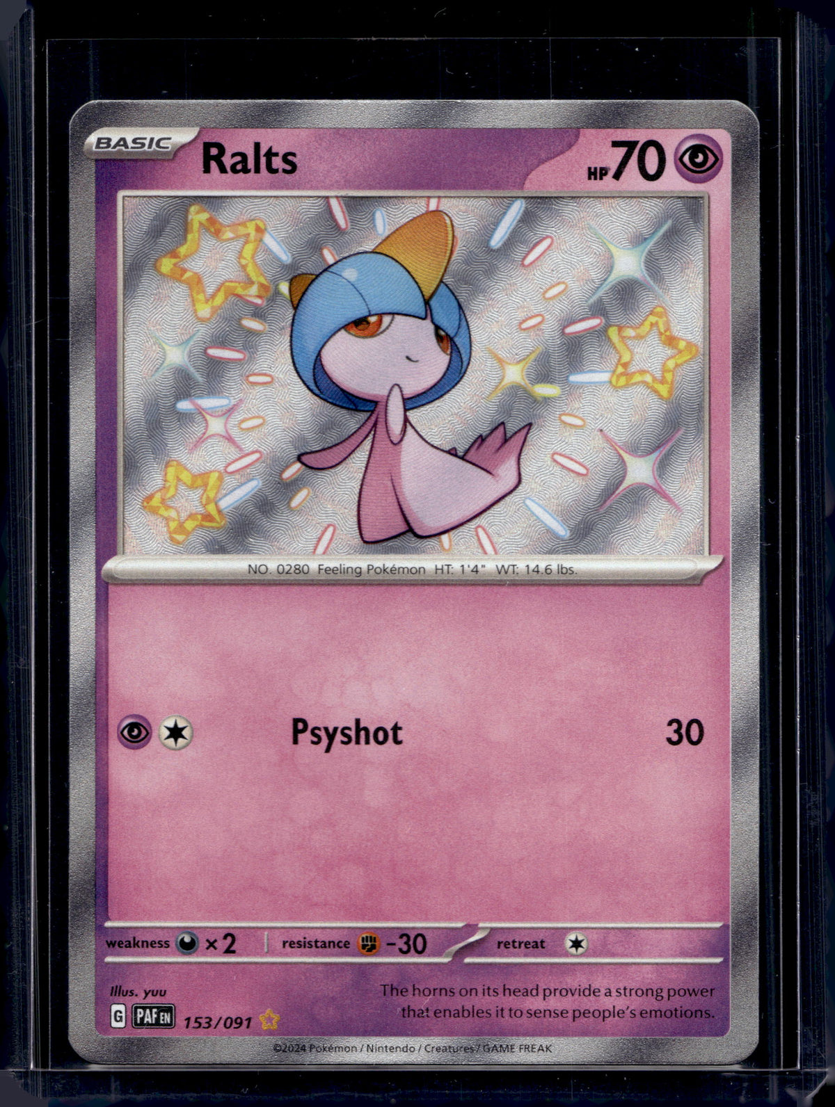 Ralts 153/091 Raw RookieLegends