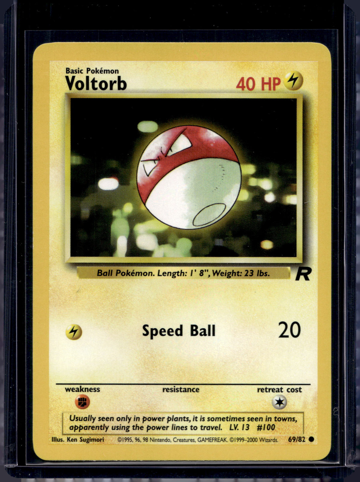 Voltorb (Team Rocket's - Unlimited) 69/82 Raw