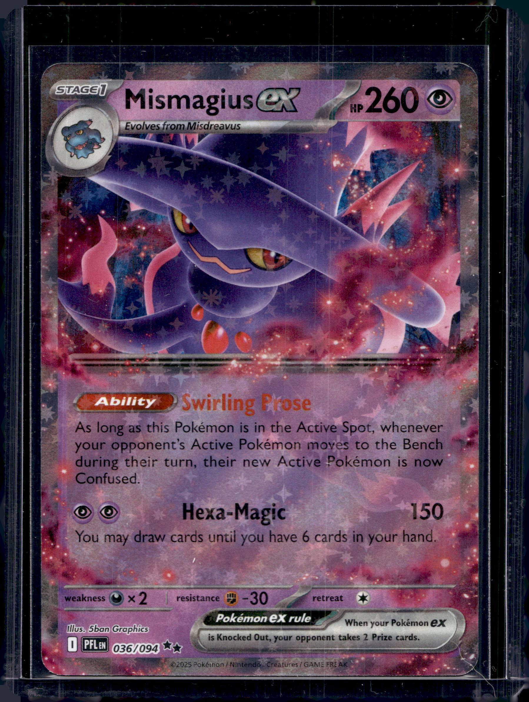 Mismagius ex 036/094 Raw RookieLegends