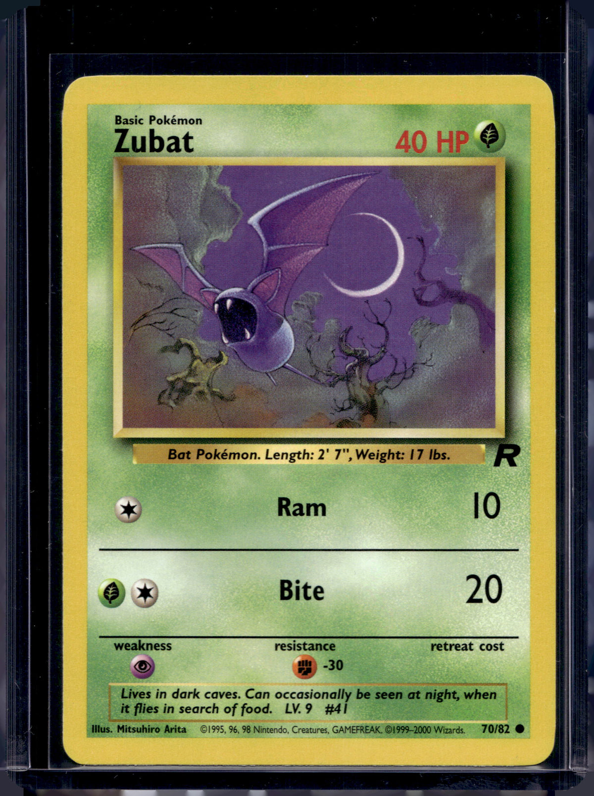Zubat (Team Rocket's - Unlimited) 70/82 Raw