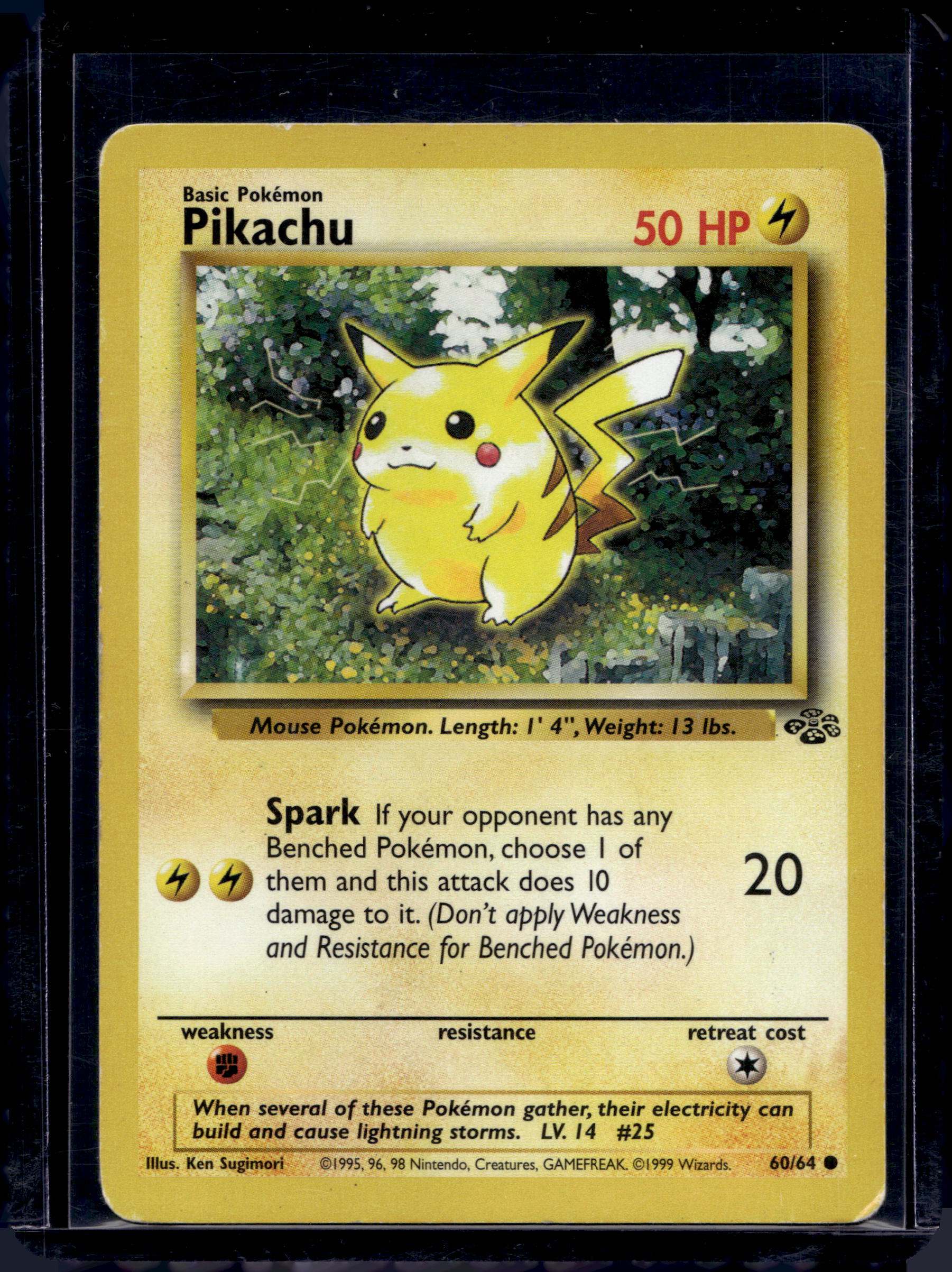 Pikachu - Jungle 60/64 Raw RookieLegends