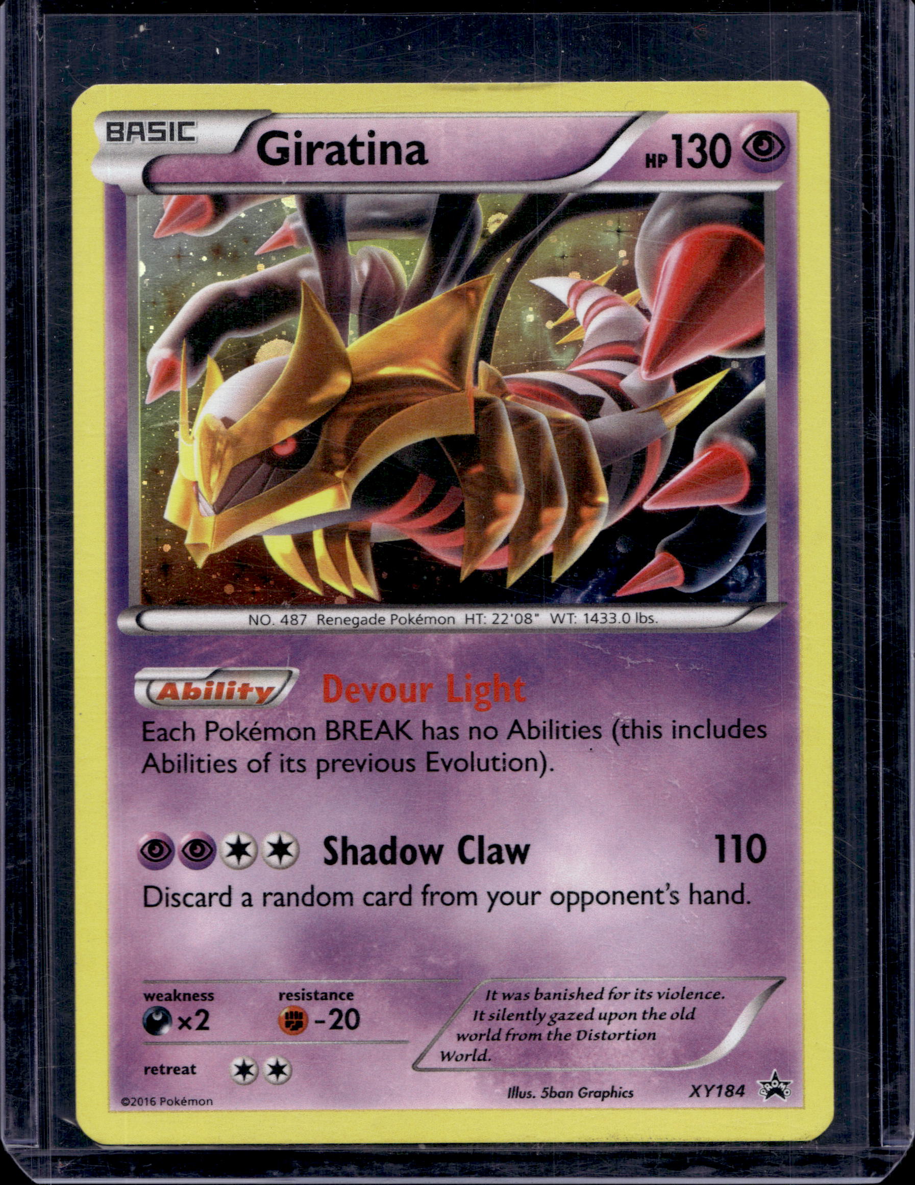 Giratina XY184 Raw RookieLegends