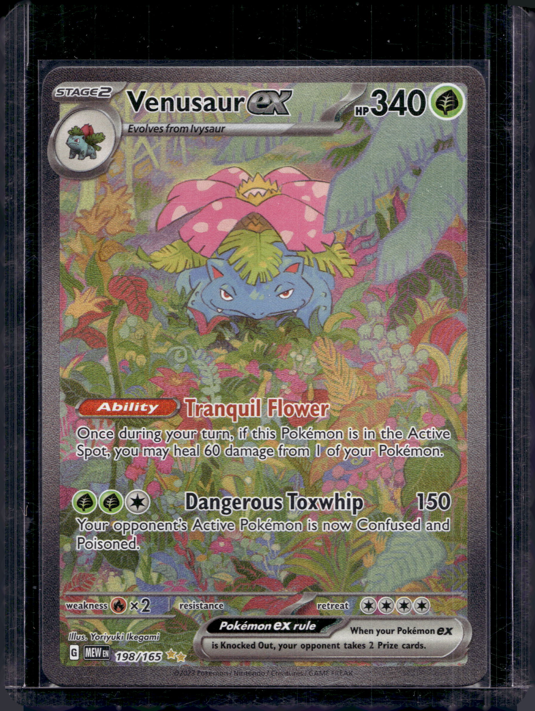 Venusaur ex 198/165 Raw RookieLegends
