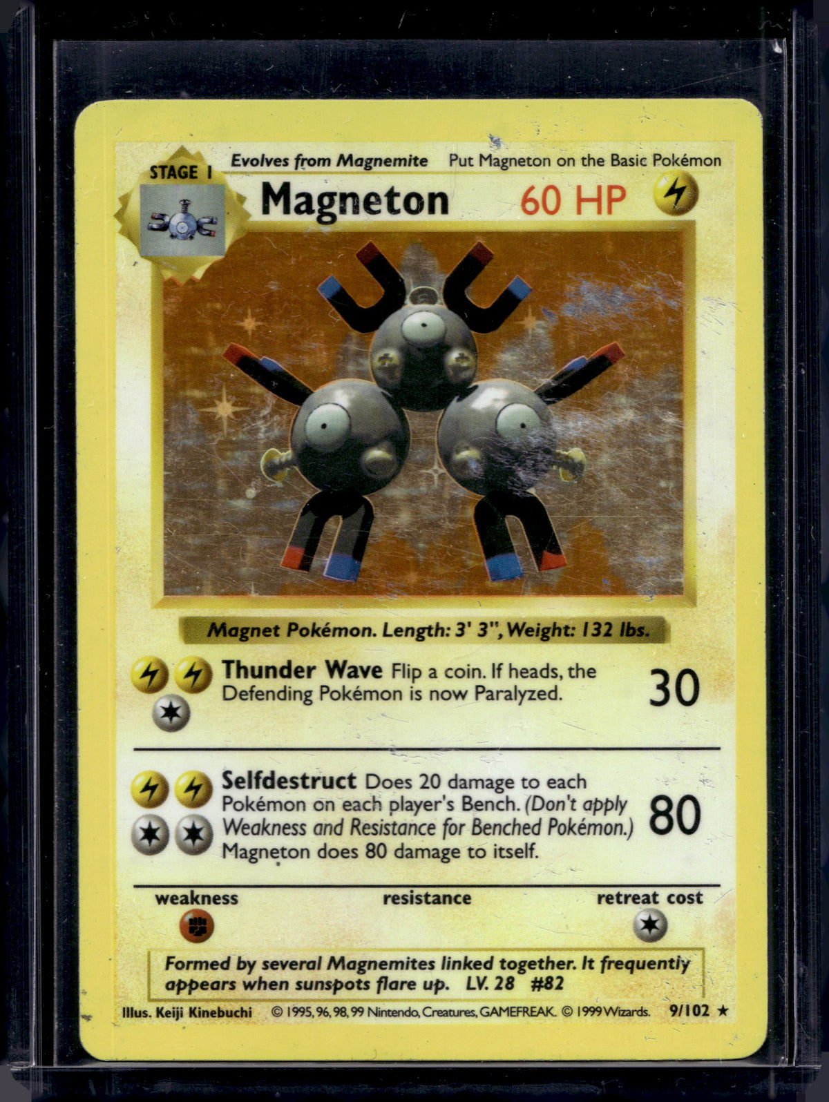 Magneton (Base Set Shadowless - Holo) 9/102 Raw