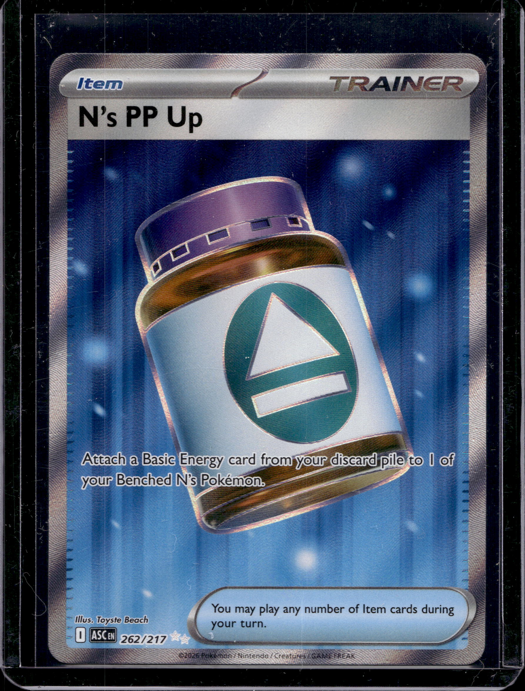 N's PP Up 262/217 Raw RookieLegends