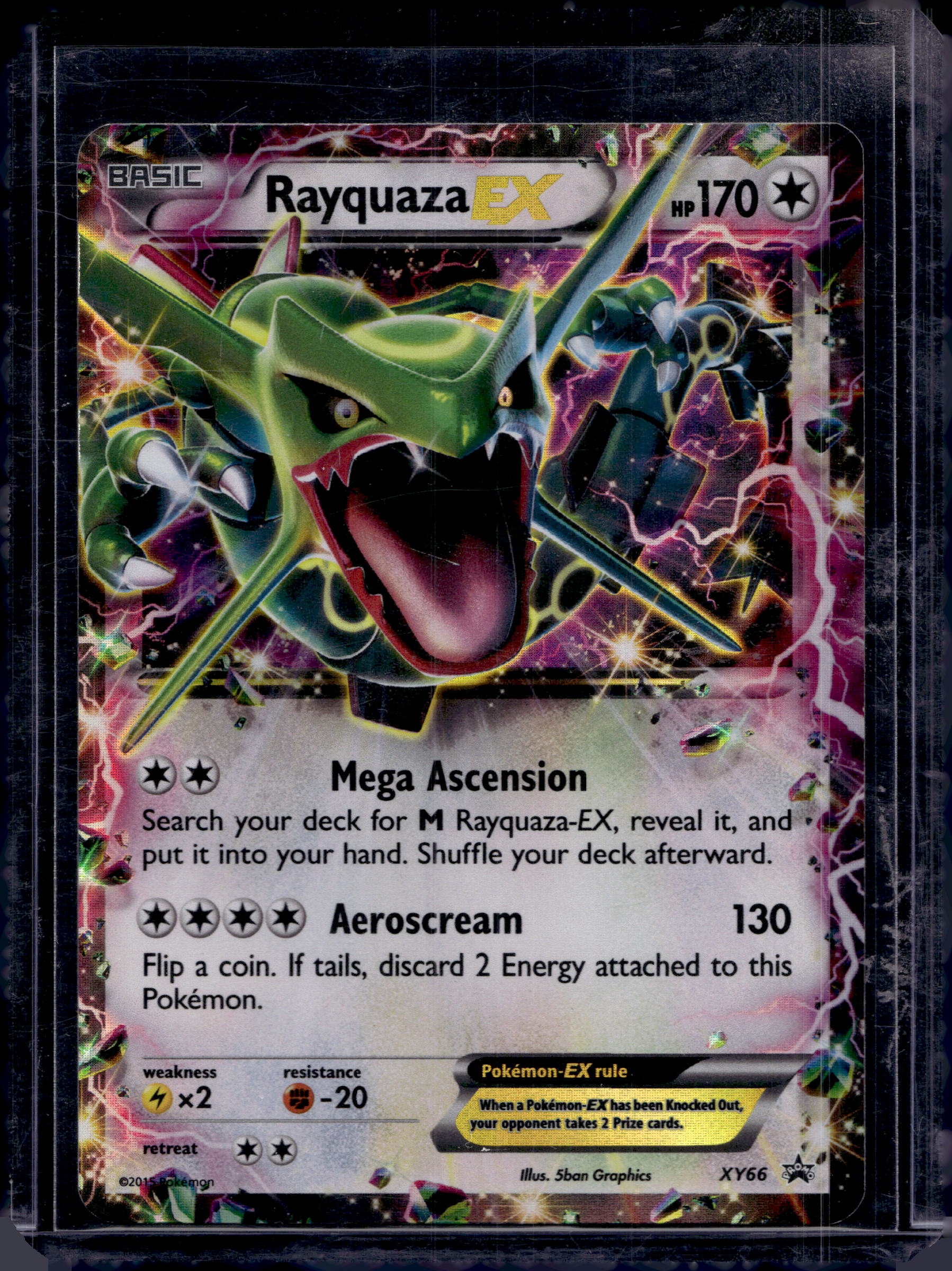 Rayquaza Ex XY66 Raw