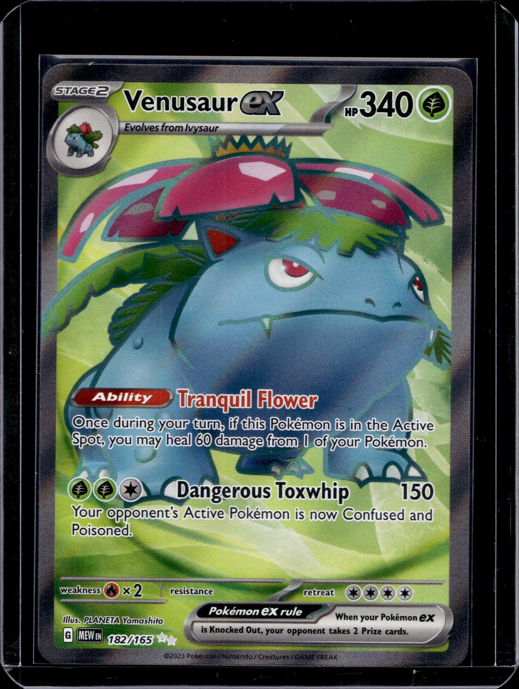 Venusaur Ex 182/165 Raw RookieLegends