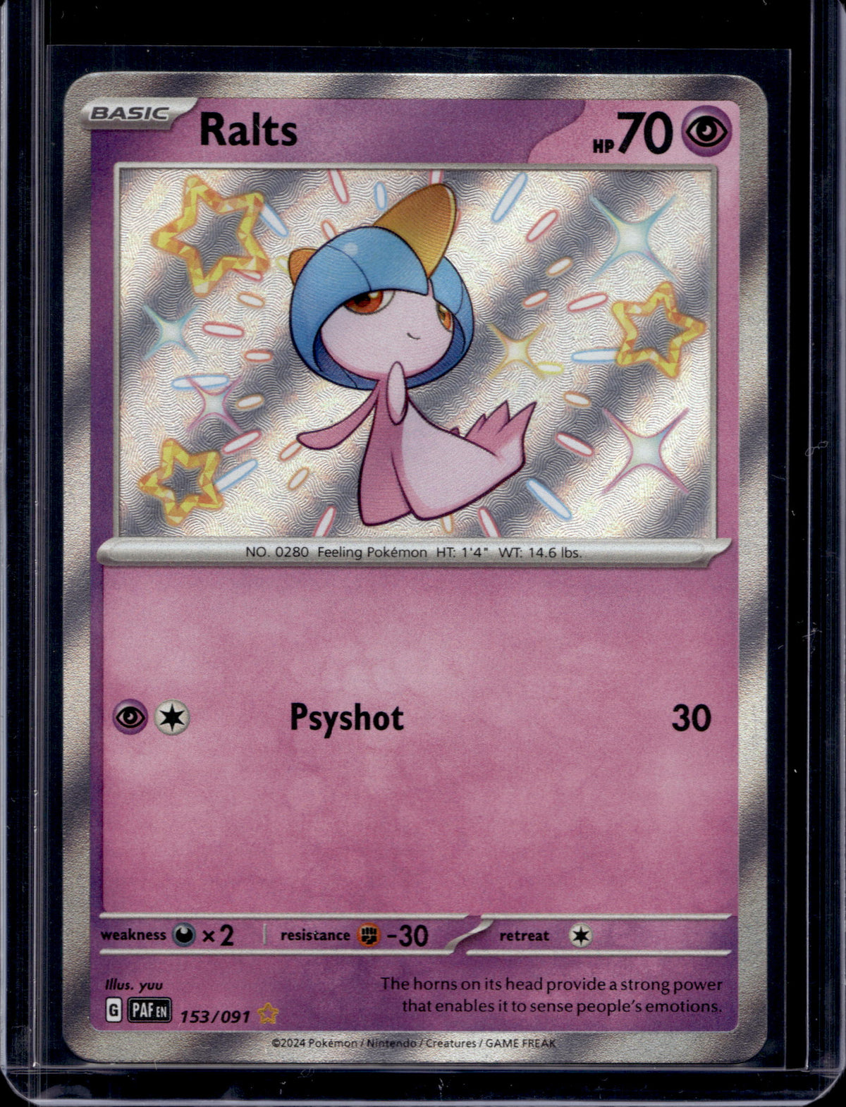 Ralts - Holofoil - 153/091 Raw