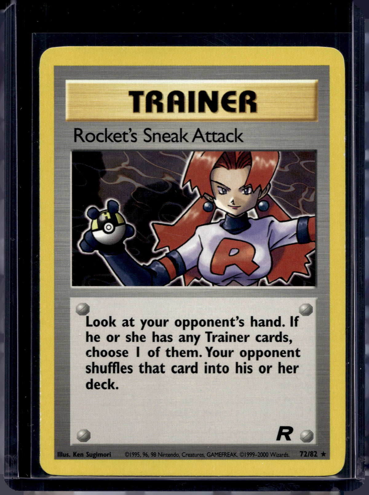 Rocket's Sneak Attack (Team Rocket's - Unlimited) 72/82 Raw