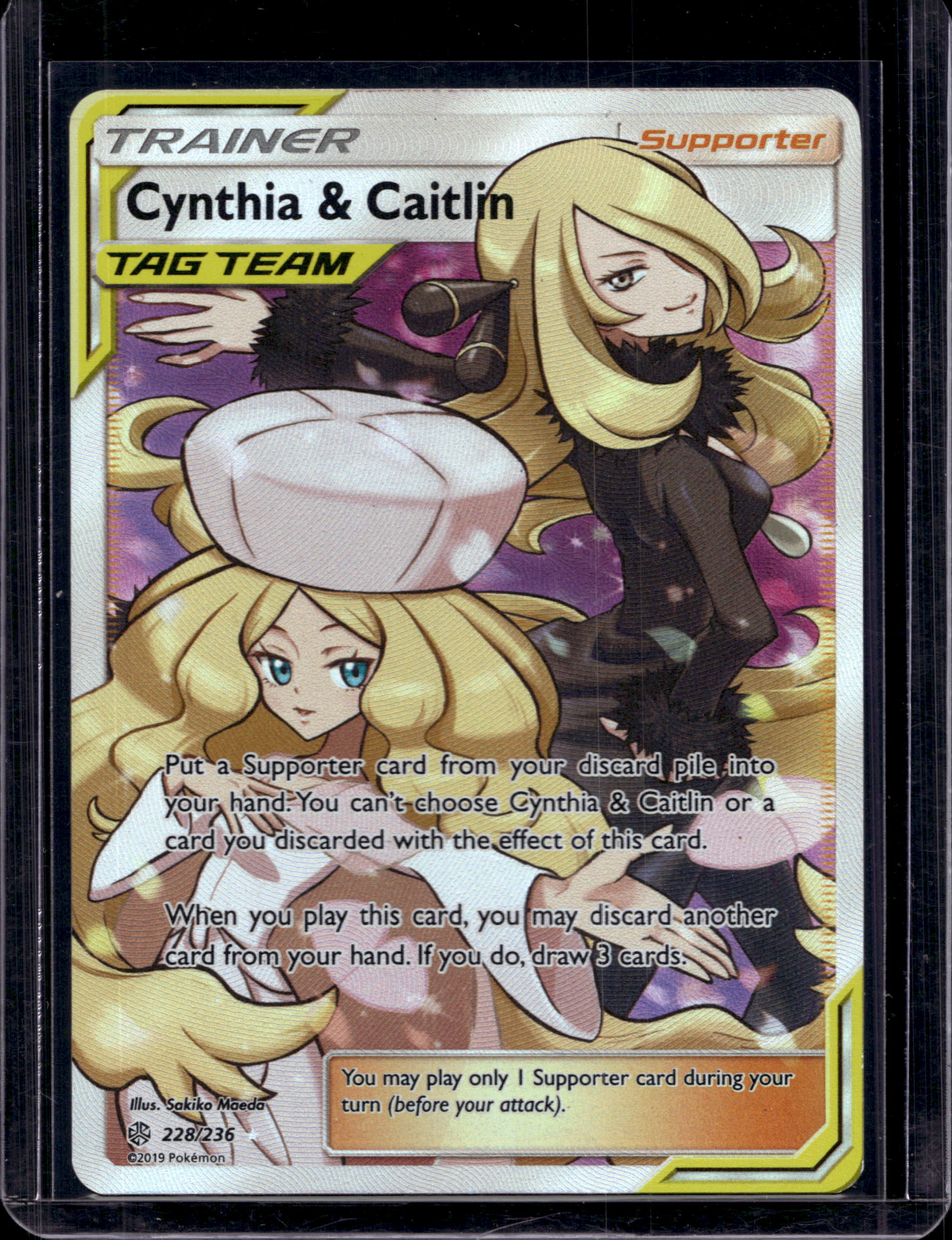 Cynthia & Caitlin (Full Art) 228/236 Raw RookieLegends