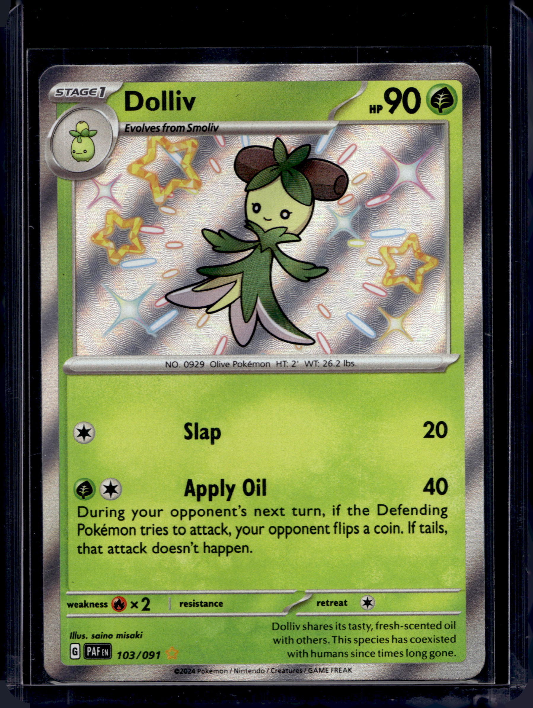 Dolliv 103/091 Raw RookieLegends