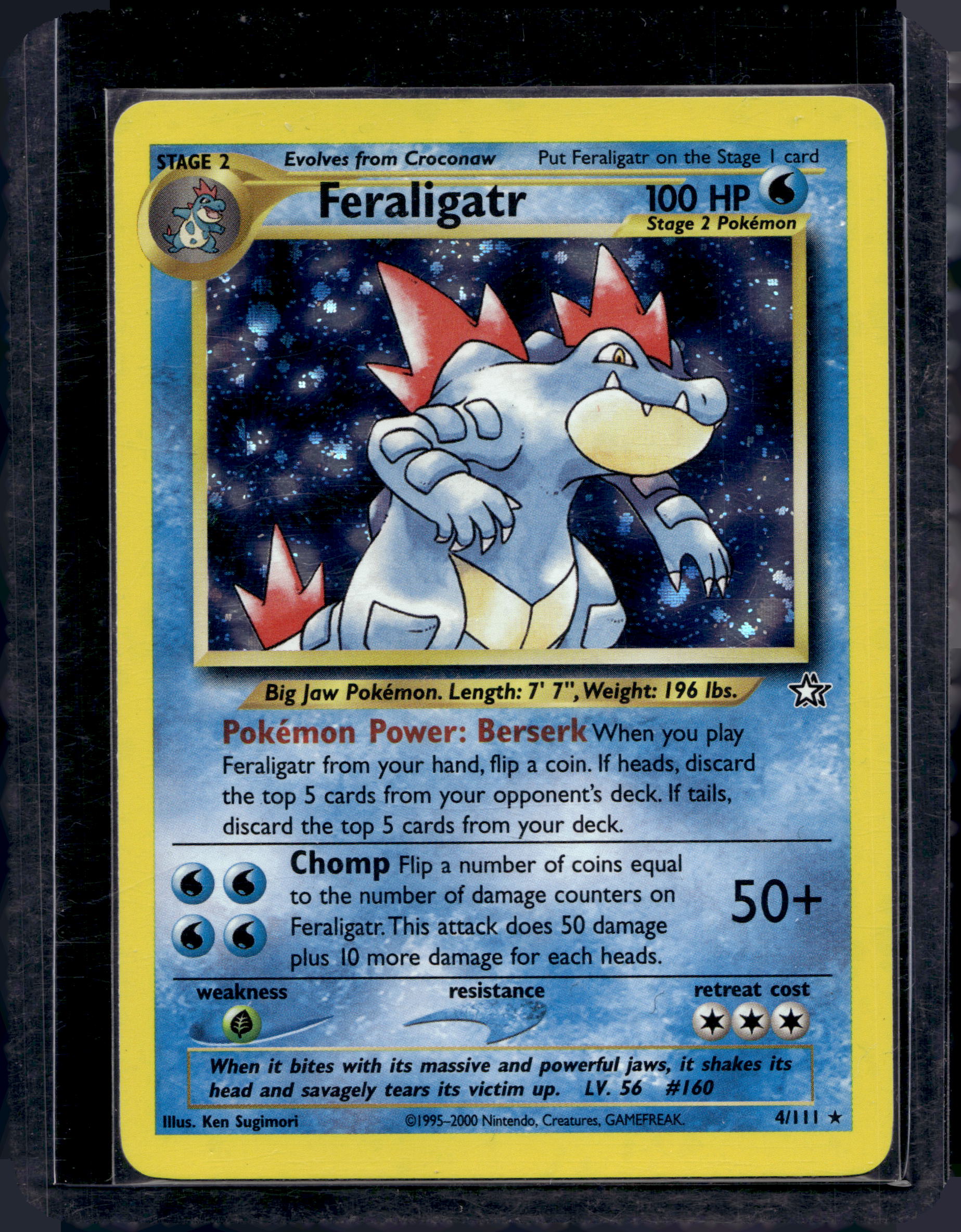 Feraligatr 4/111 Raw RookieLegends