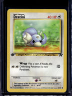 Dratini (Team Rocket's - 1 St Edition - Unlimited) 53/82 Raw