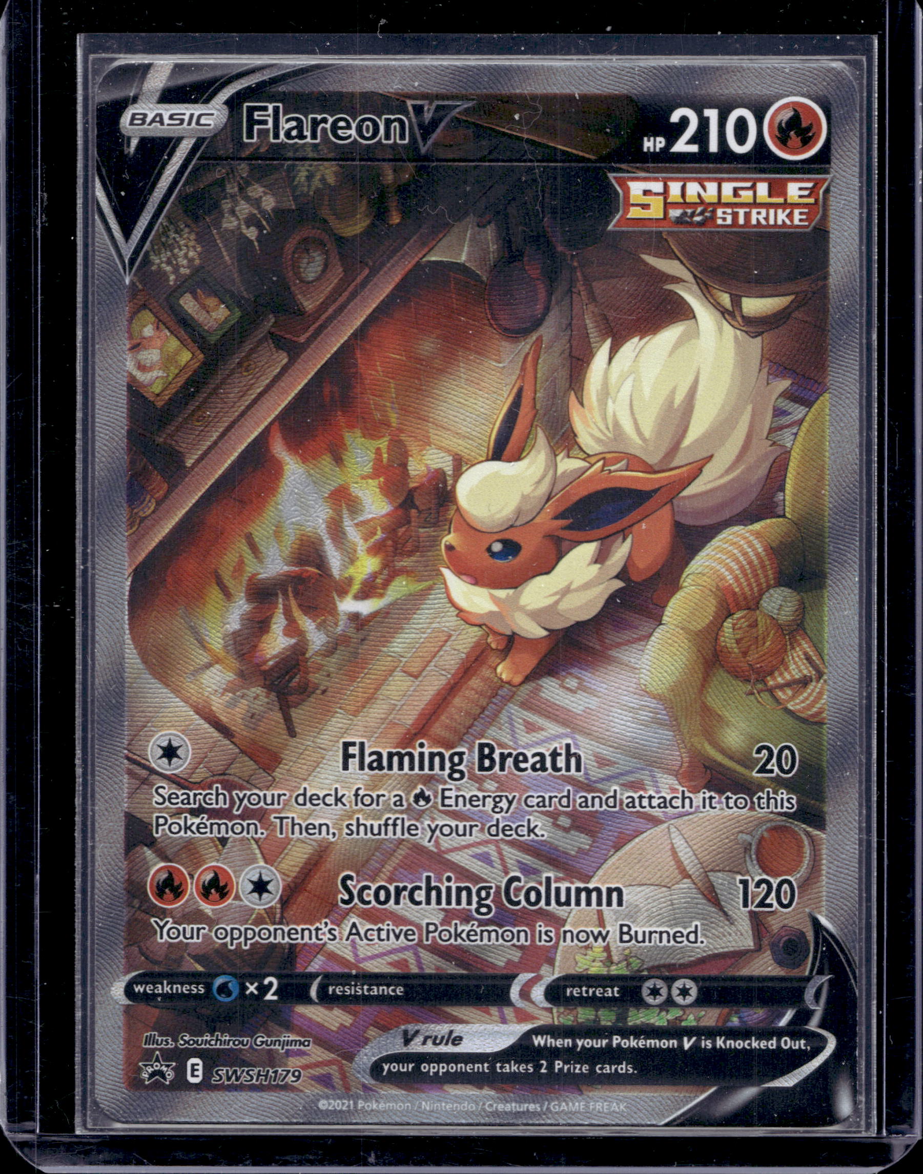 Flareon V SWSH179 Raw RookieLegends