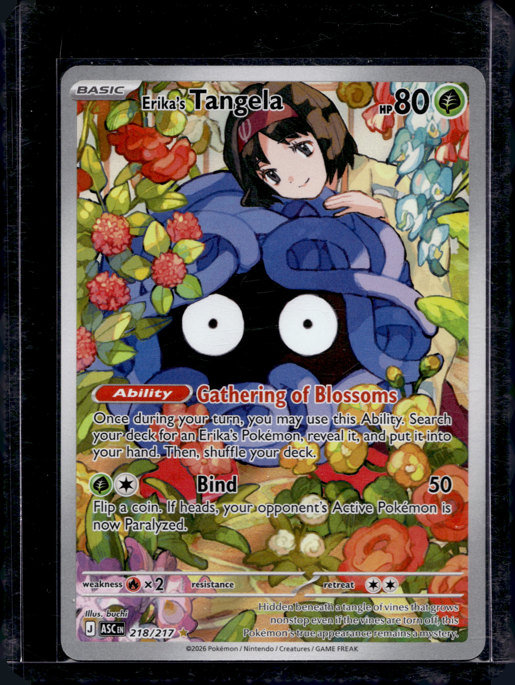 Erika's Tangela 218/217 Raw RookieLegends