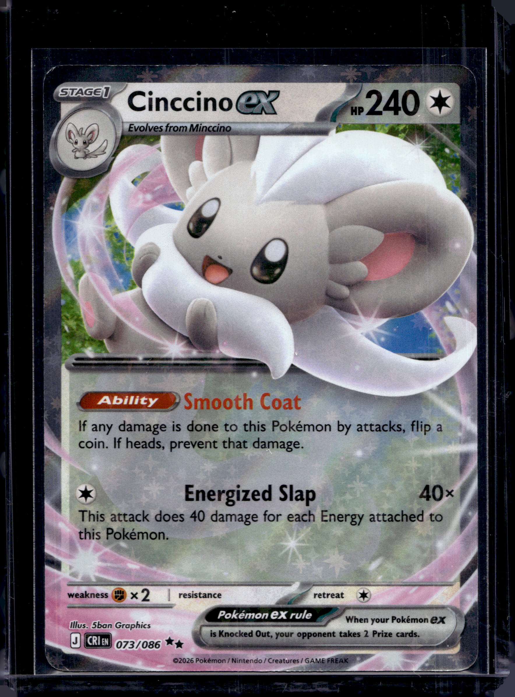 Cinccino ex 073/086 Raw