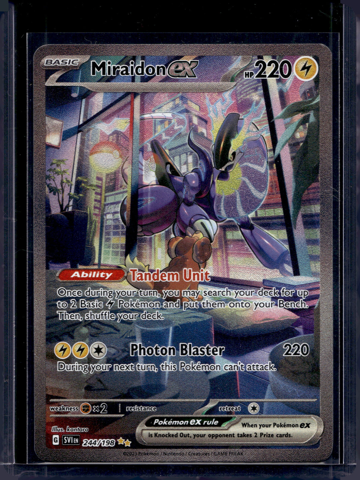Miraidon ex 244/198 Raw