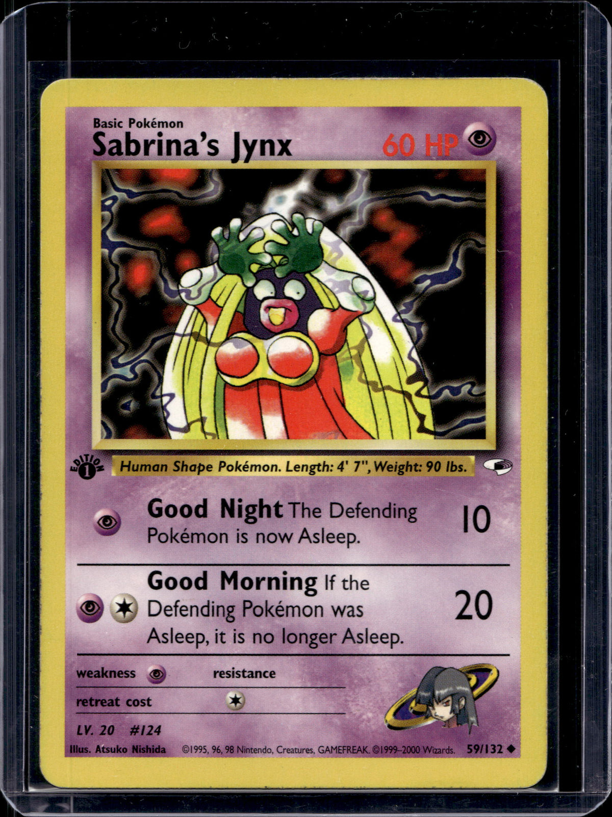 Sabrina's Jynx  (Gym Heroes - 1 St Edition Common) 59/132 Raw