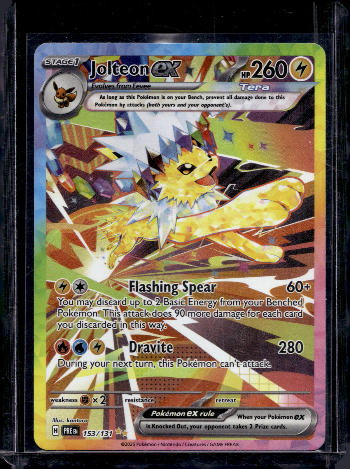 Jolteon ex 153/131 Raw