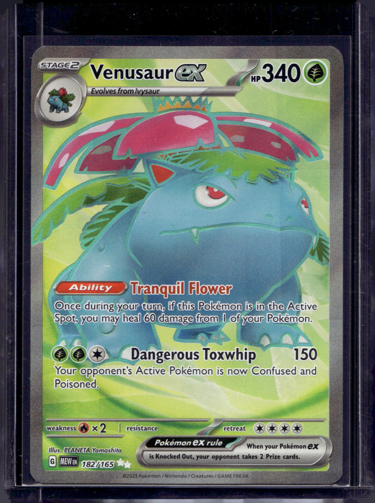 Venusaur Ex 182/165 Raw