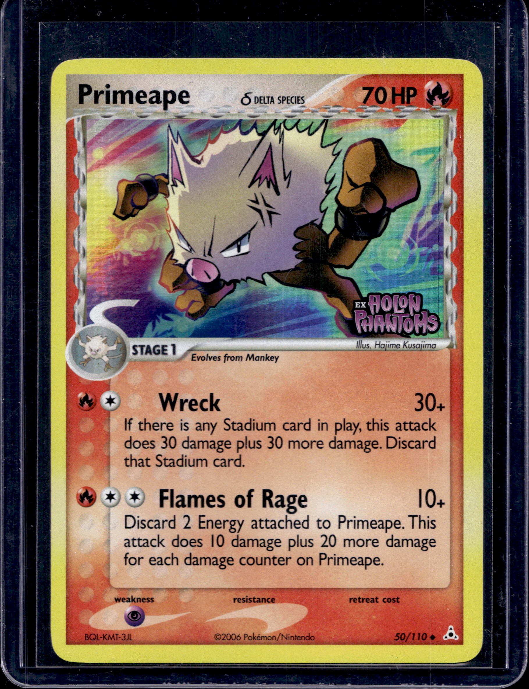 Primeape - Delta Species - 50/110 Raw RookieLegends
