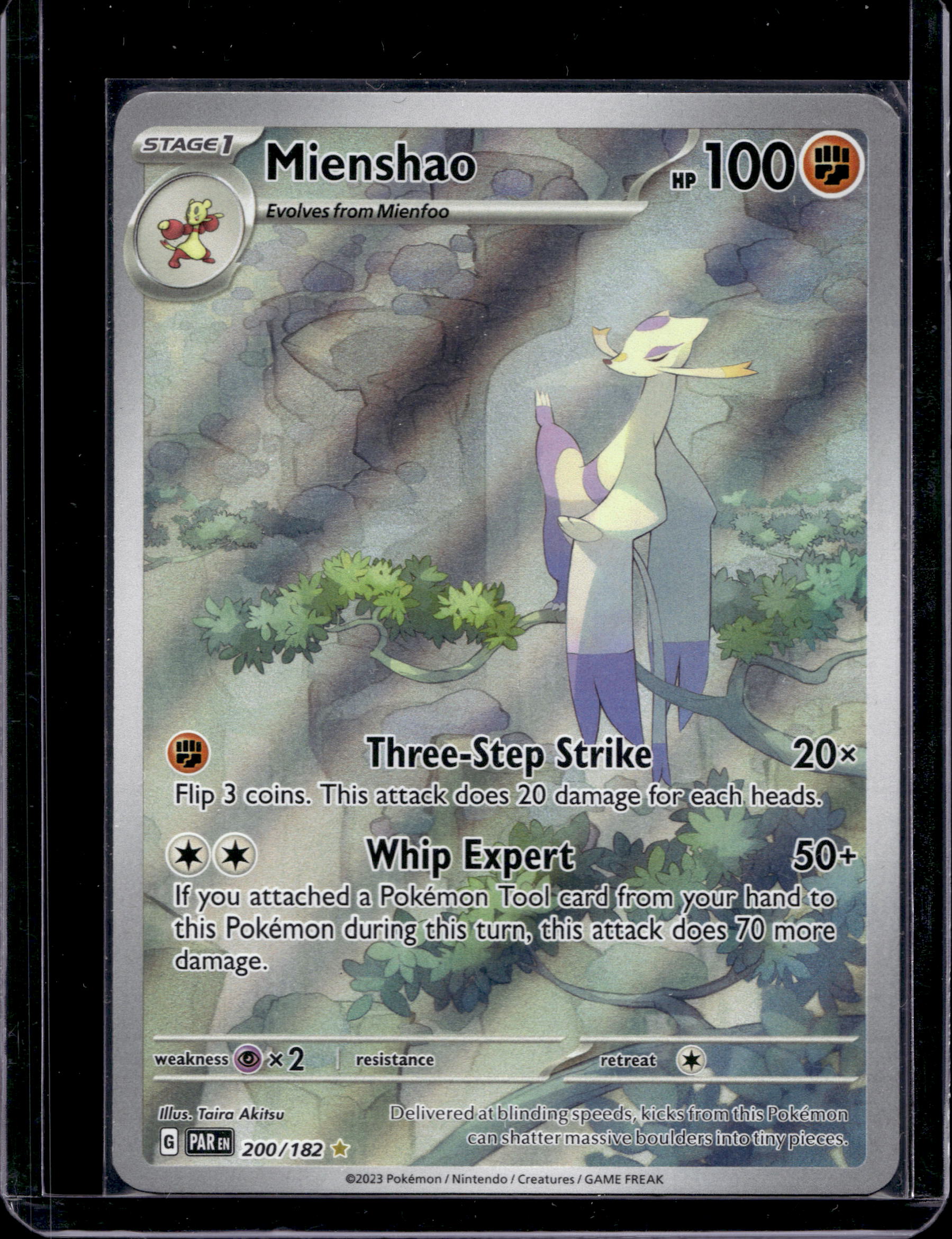 Mienshao 200/182 Raw RookieLegends