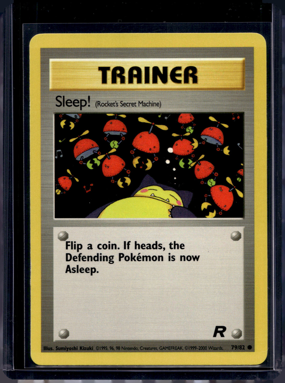 Sleep! (Team Rocket's - Unlimited) 79/82 Raw