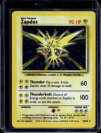 Zapdos Base Set (Unlimited) 16/102 Raw RookieLegends