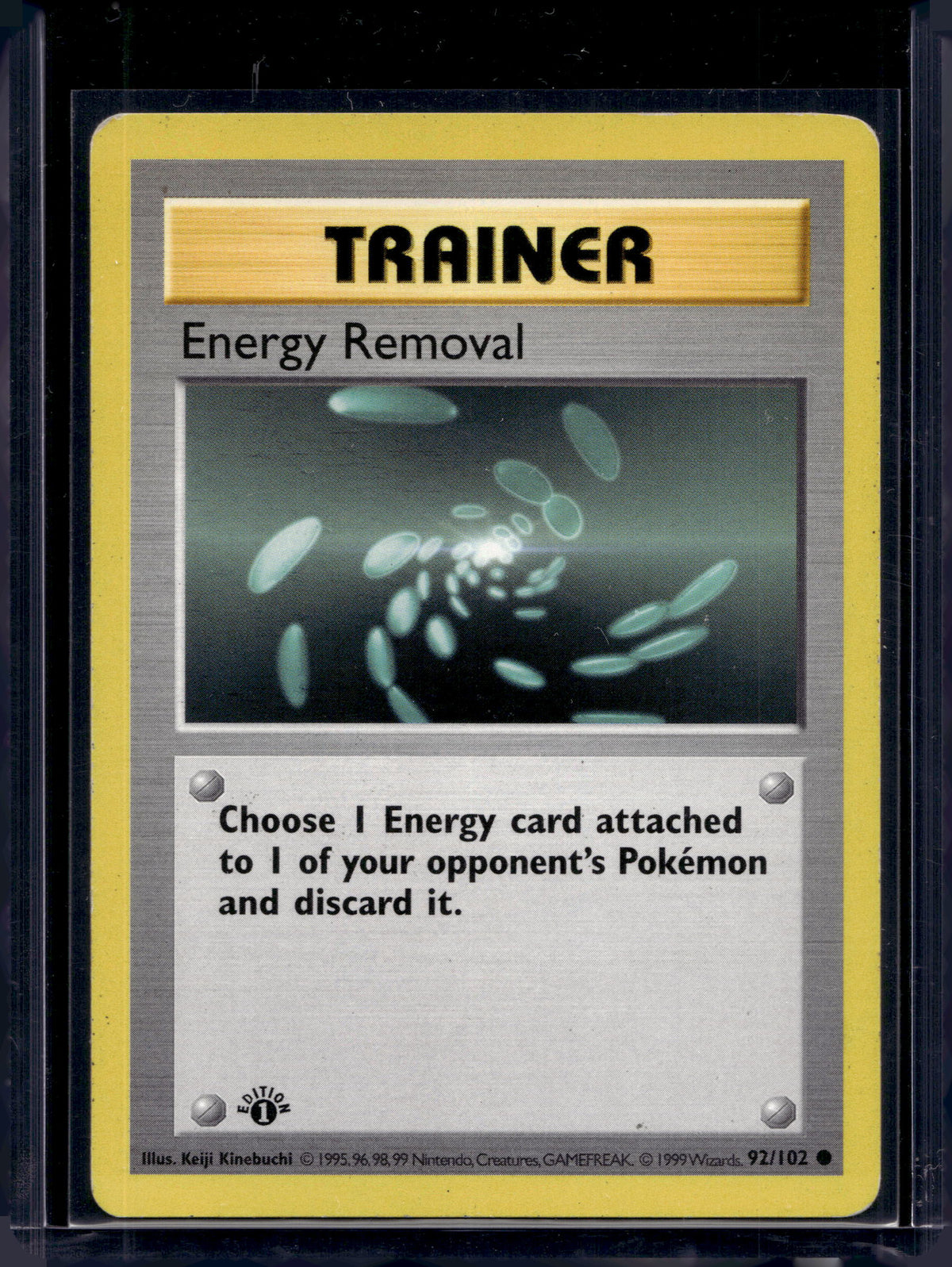 Energy Removal (Base Set - 1st Edition & Shadowless) 92/102 Raw