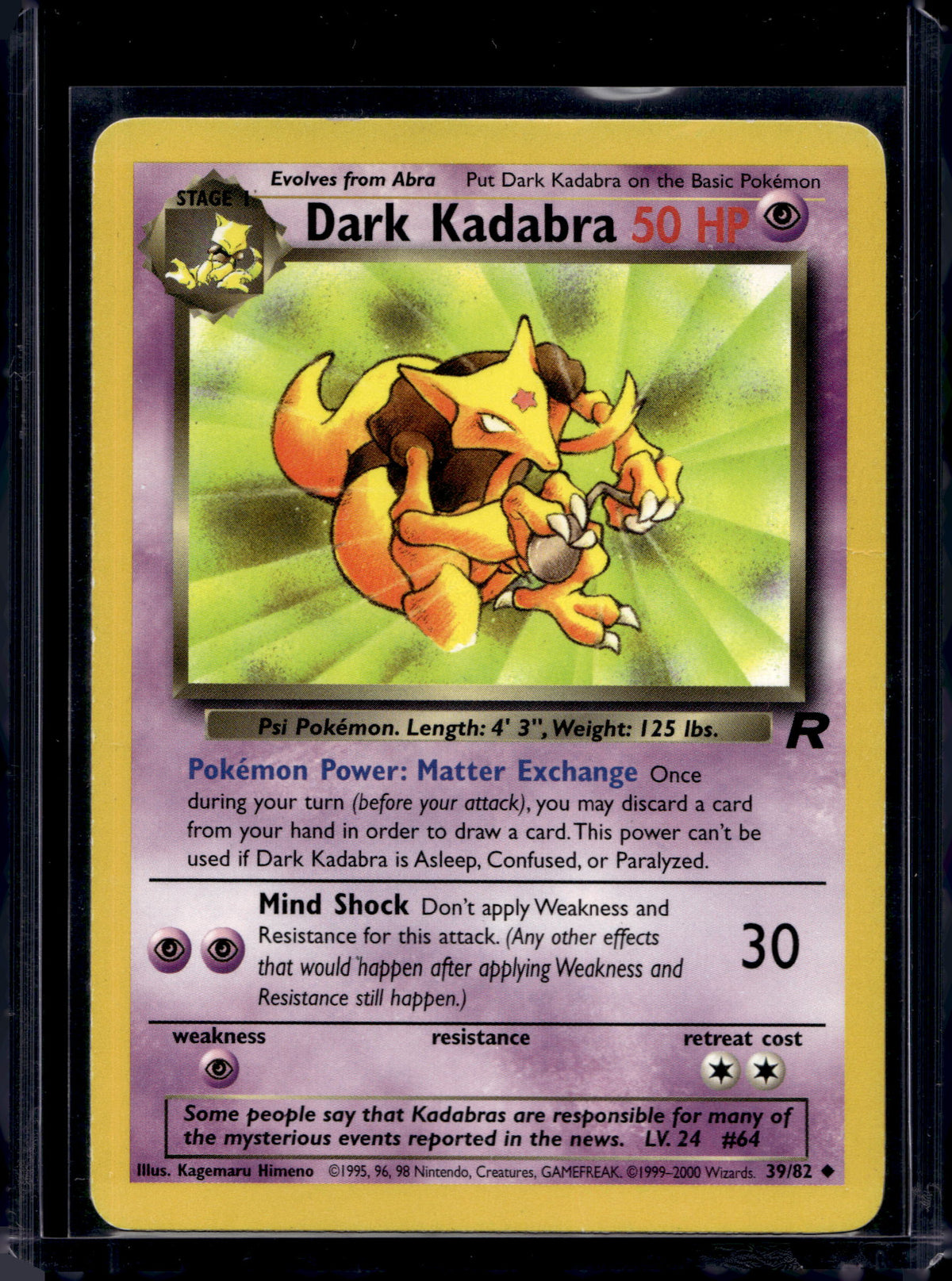 Dark Kadabra (Team Rocket - Unlimited)